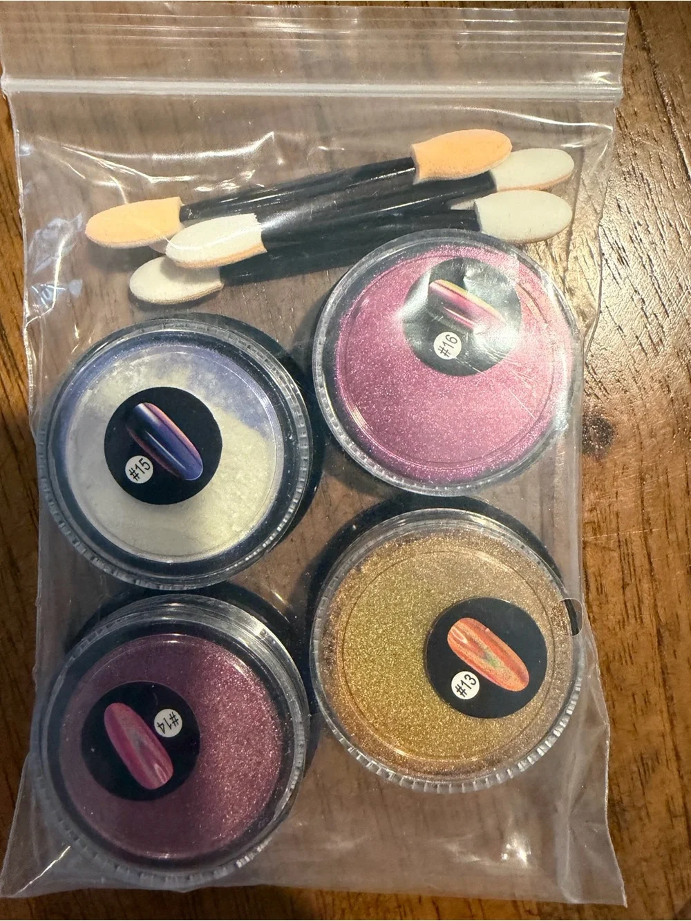 Chrome Nail Powder Multicolor Set - Home Party Supplies